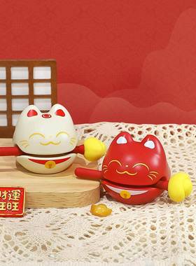 财富+1木鱼桌面摆件工位装饰情绪稳定神器敲解压15元商品开学礼物