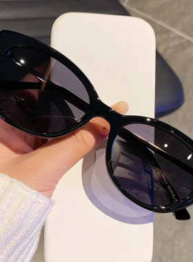 复古猫眼偏光防紫外线墨镜女