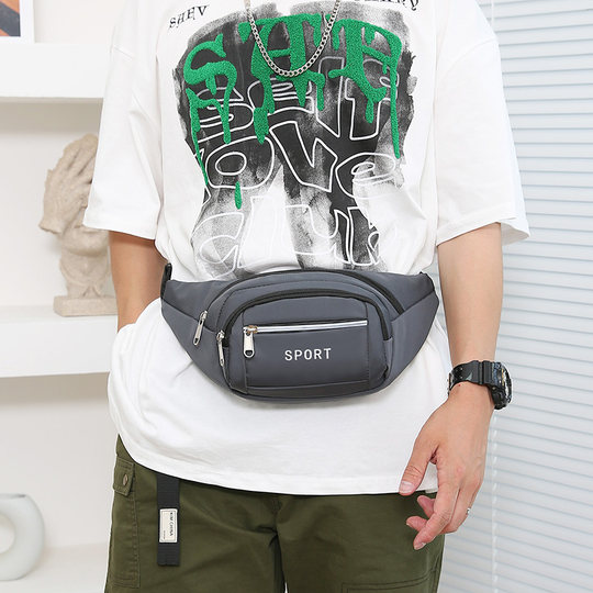 Mobile phone waist bag for men and women working on construction sites, using multi-functional large capacity waterproof and wear-resistant to business cashiers and wallets