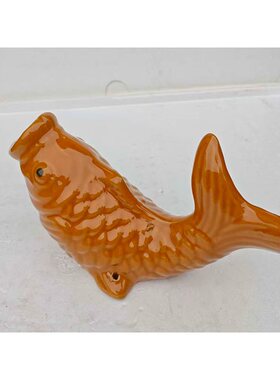 喷泉出水口排水口外墙排水鱼嘴流水陶瓷鲤鱼金鱼屋顶阳台排水