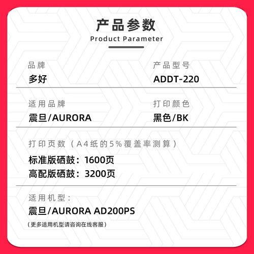适用震旦AD200PS硒鼓 - 图0