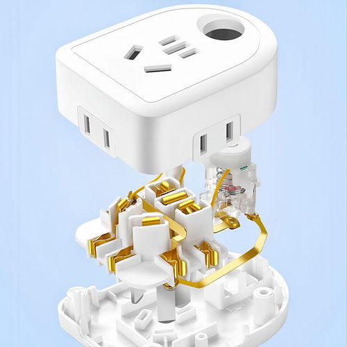 大功率10A转16A插座转换器三转二孔空调转换插头多孔家用充电插排 - 图2