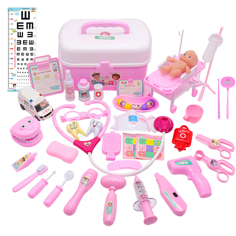 儿童过家家医生女孩小护士工具箱 美源盛玩具过家家玩具