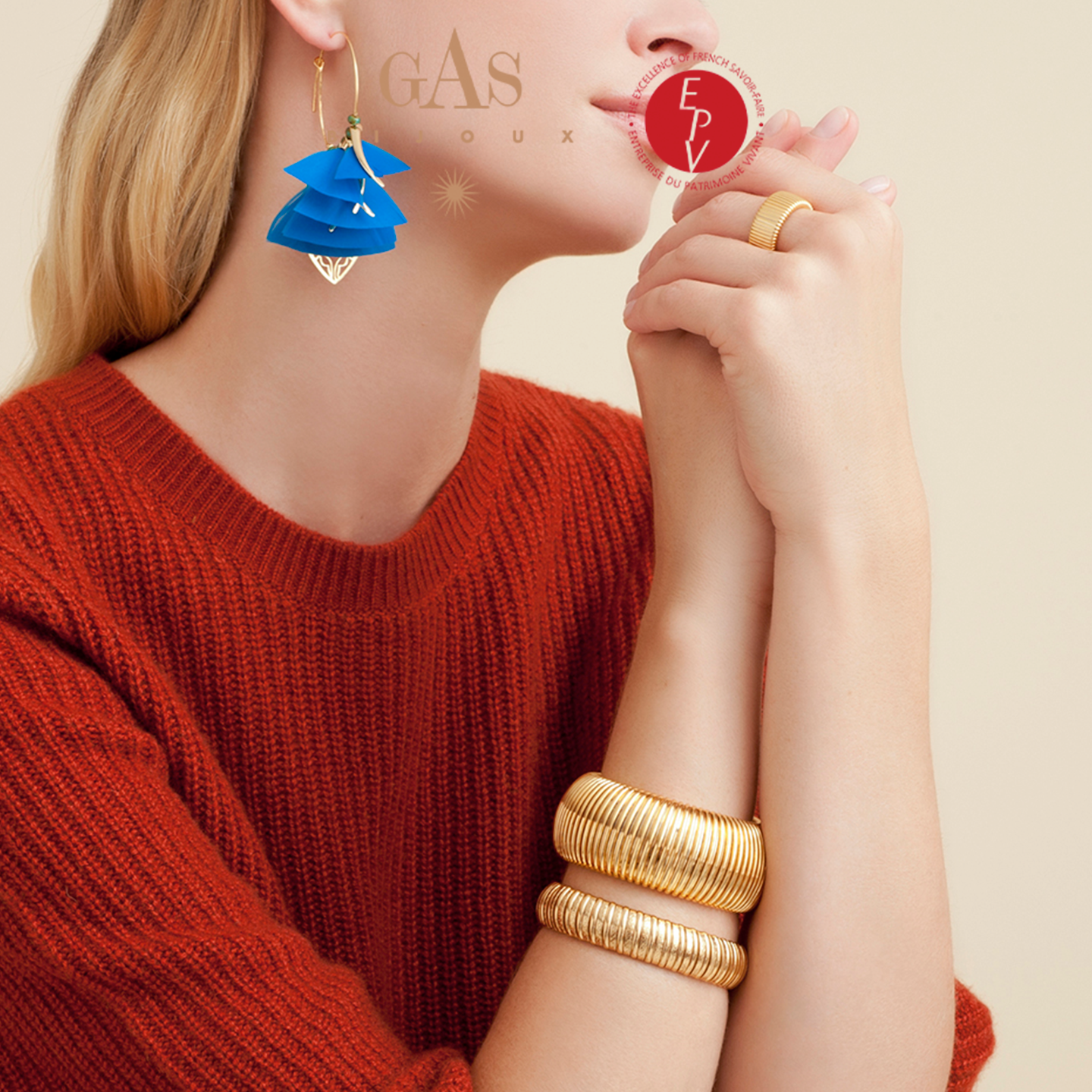 【法国进口】GASBIJOUX珈思宽版手镯王妃系列时尚宴会配饰 - 图2