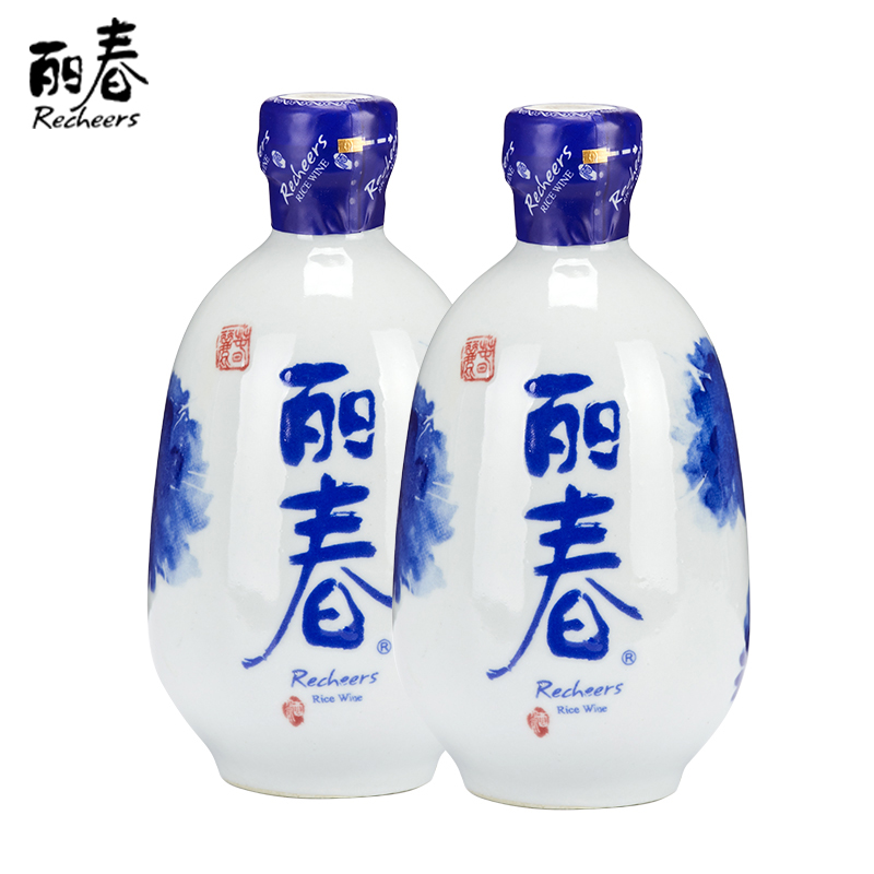 丽春黄酒官方旗舰店 干型丽春375ml*2瓶冬酿糯米酒花雕酒绍兴老酒 - 图0