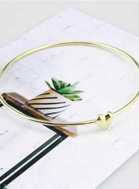 Han Fashion bracelets, sweet peach love bracelets, metal bra