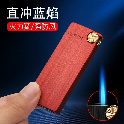 Мужская ультратонкая ветрозащитная креативная зажигалка, делается под заказ