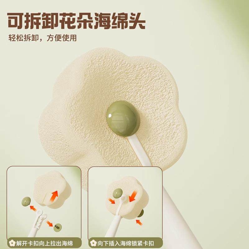 三合一长柄吸盘杯刷，适用于家用厨房清洁婴儿奶瓶、水杯和容器。,淘宝优惠券,粉丝福利购,淘宝优惠卷