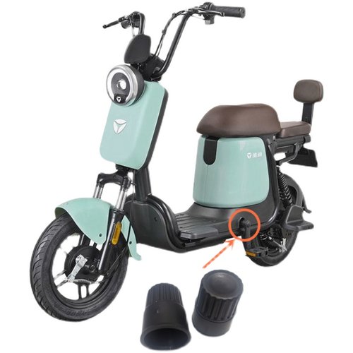 雅迪电动车DM6 V20 DE8 Q1欧曼DE3小金果DM3 DT6 DT5链轮轴堵头盖 - 图0