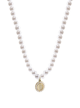 2025年爆款轻奢气质珍珠项链女小众设计感锁骨链时尚百搭配饰