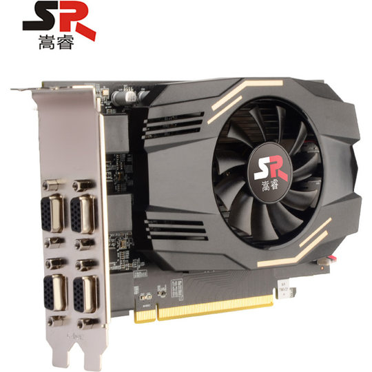 嵩睿多屏显卡GTX1660S GT730四屏一拖四炒股期货拼接监控融合锁屏