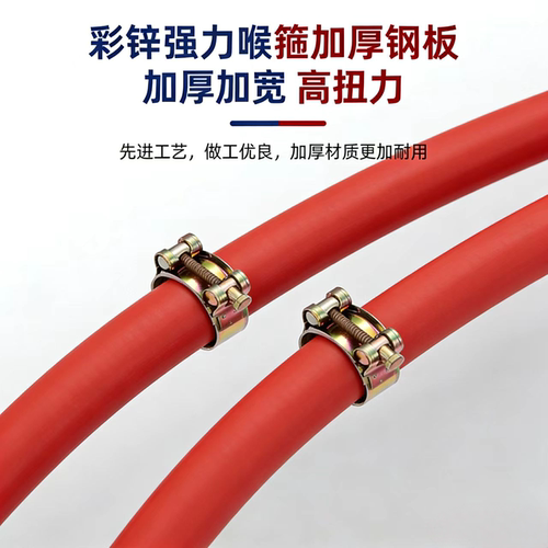 强力型喉箍镀锌加厚欧式管箍重型管夹抱箍卡箍紧箍不锈钢水管油管 - 图0