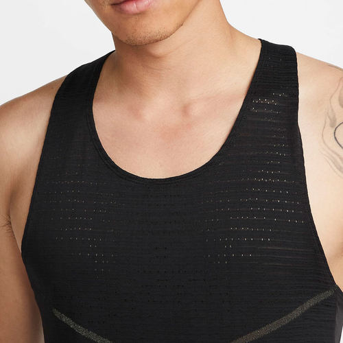 Nike/耐克正品夏季训练跑步透气男子运动圆领背心DM4776-010 - 图1
