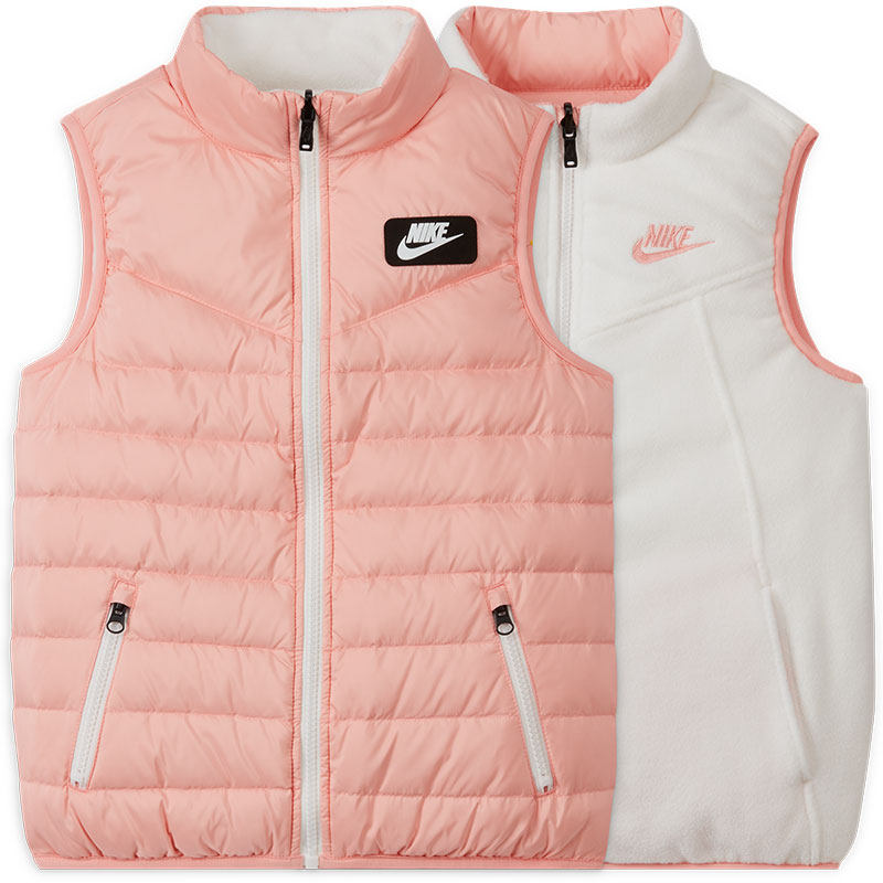 Nike/耐克正品秋冬小童保暖双面运动羽绒马甲CQ8702-697,淘宝优惠券,粉丝福利购,淘宝优惠卷