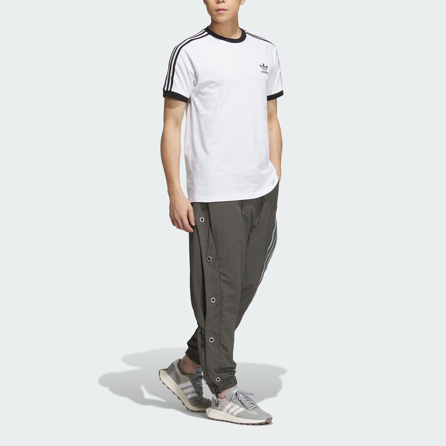 Adidas/阿迪达斯正品PANT D1 HAMCUS联名情侣运动长裤IX7078-图1