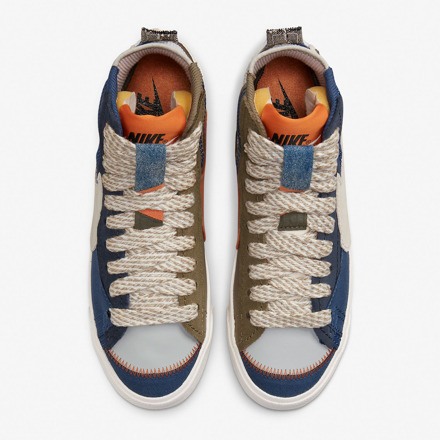 Nike/耐克正品BLAZER MID '77 JUMBO男女运动高帮板鞋 DR0978-001 - 图1