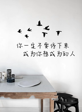 创意ins风书桌床头墙贴画