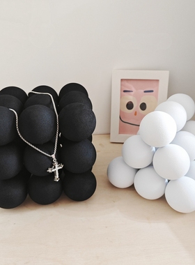 小众风立体几何克莱因蓝装饰摆件