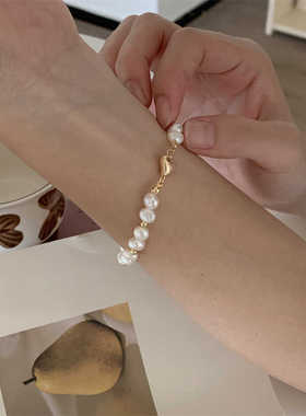 送女友爆款轻奢淡水珍珠高级感