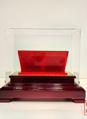 绒沙金黄金摆件家居礼品送朋友牌九双天至尊天长地久摆放送礼客厅