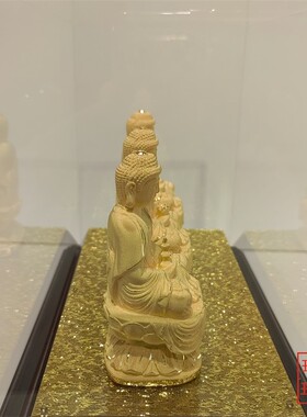 商务礼品保平安桌面金银三宝佛