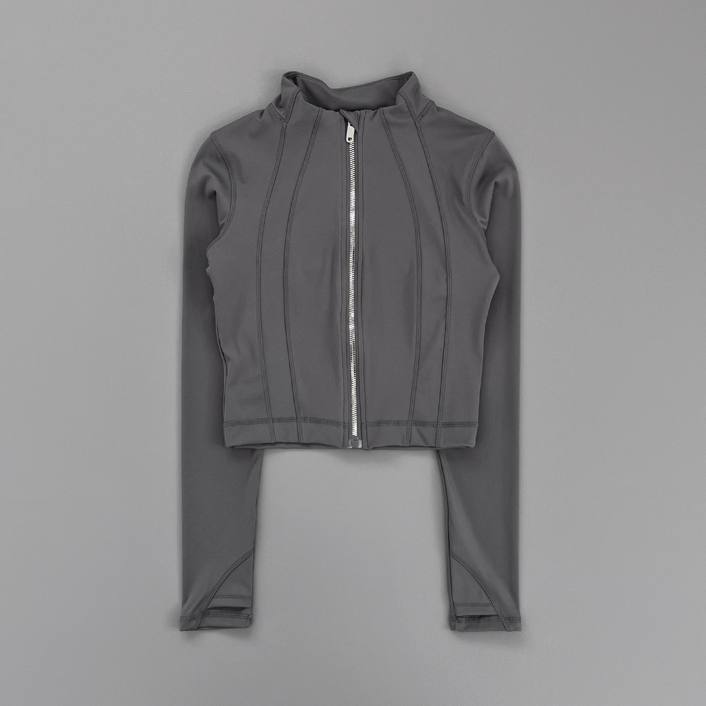 秋冬立领跑步运动上衣外套女瑜伽普拉提训练健身服长袖短款小个子,淘宝优惠券,粉丝福利购,淘宝优惠卷