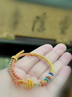 2024龙年径山寺龙绳本命年红绳手链生肖兔龙牛羊狗太岁手绳编织绳