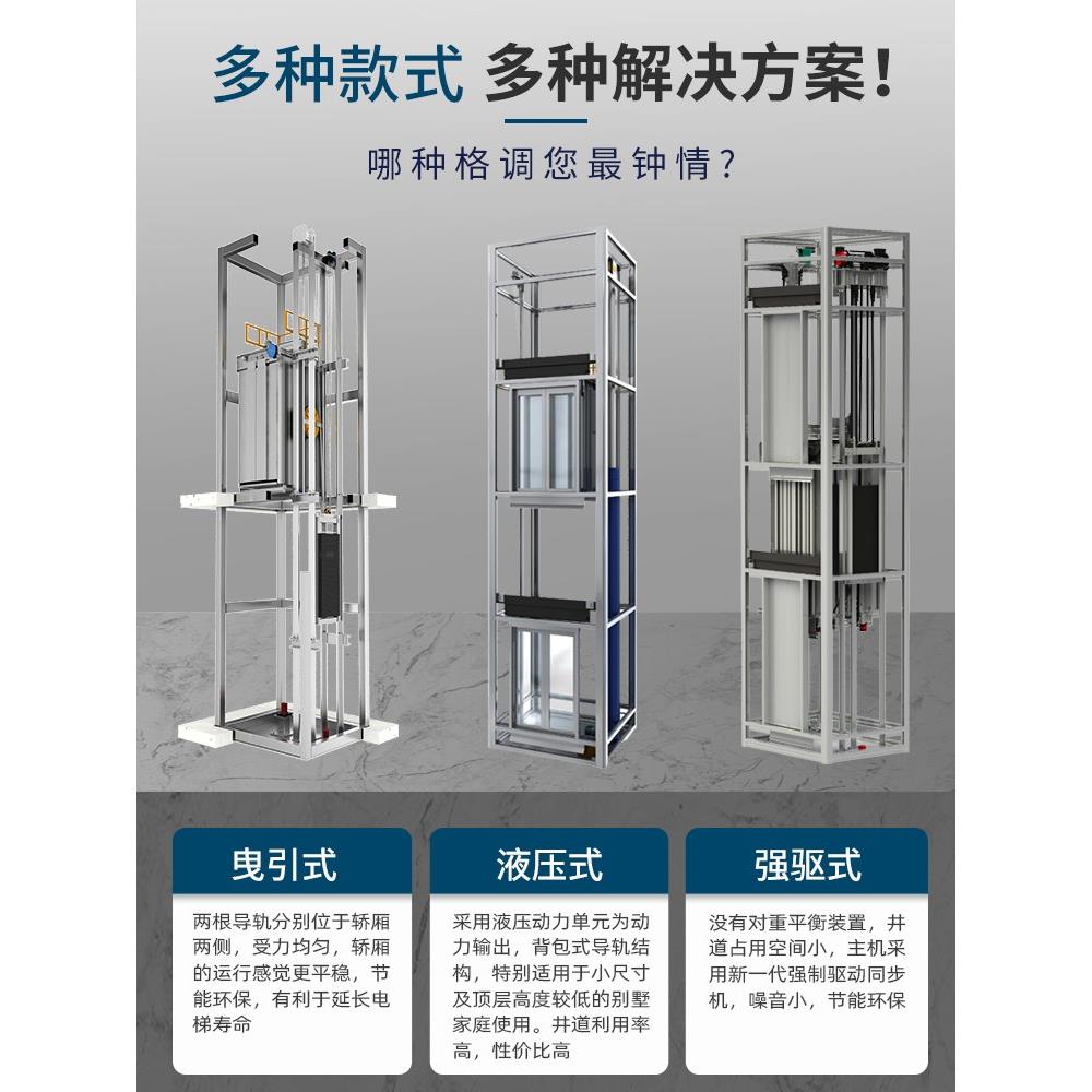 家用电梯二三四五六层别墅复式楼自建房升降机自动智能手动-图0