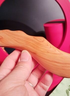 楠匠红豆杉木的荡邪刀刮痧板按摩神器经络疏通