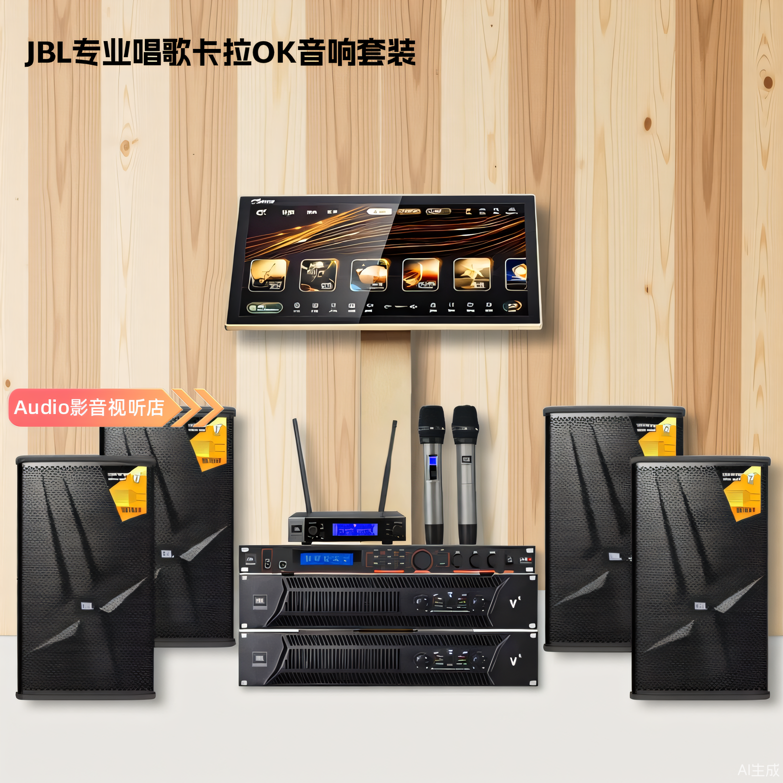 Jbl singing karaoke set audio home speaker