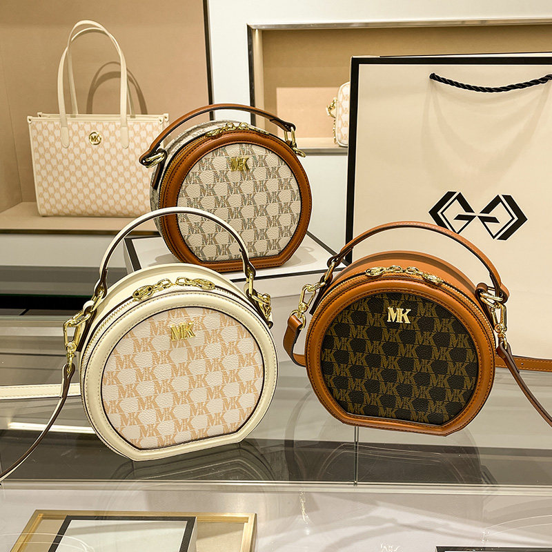 mk 2021新款潮圆饼包秋冬小圆包包 惠派旗舰女士包袋