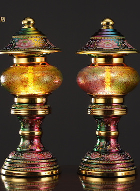 水琉璃珐琅彩花瓶供果盘水杯