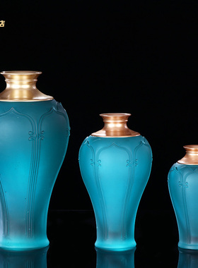 佛前摆件琉璃香炉花瓶纯铜供果盘