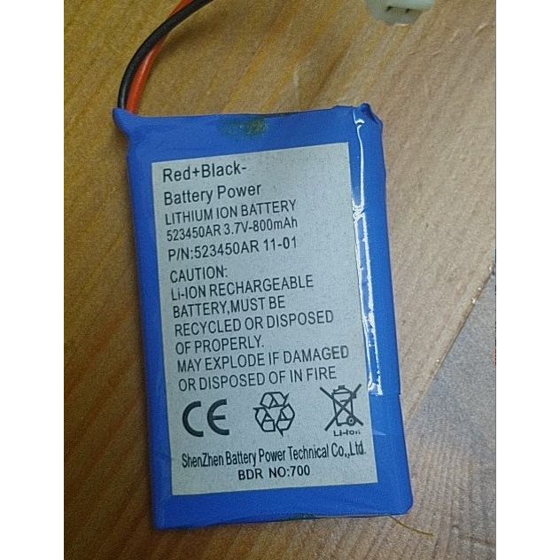 SP-200收音机音响053450AH电池报器3.7V-850MAH锂电板523450Ar700 - 图1