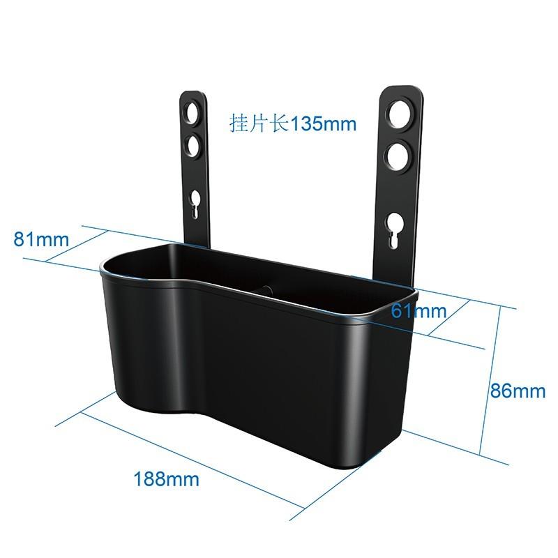 汽车置物盒车载水杯架饮料架多功能置物架车用椅背悬挂手机收纳盒-图2