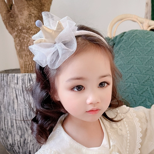 Детская тиара для принцессы, ободок, милая корона, шпильки для волос, аксессуар для волос, Южная Корея