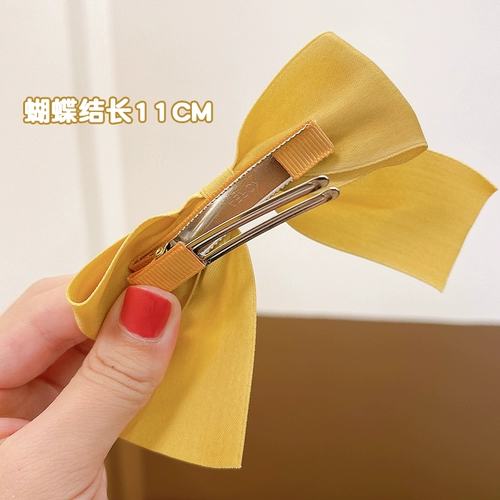 Детские большие милые шпильки для волос с бантиком для девочек, японская заколка для волос, аксессуар, популярно в интернете