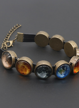 Creative Luminous Starry Night Bracelet Men Women Universe