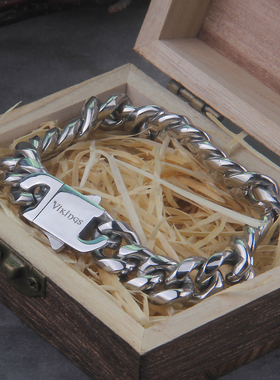Never Fade Stainless Steel Vikings Bracelets For Men Blank