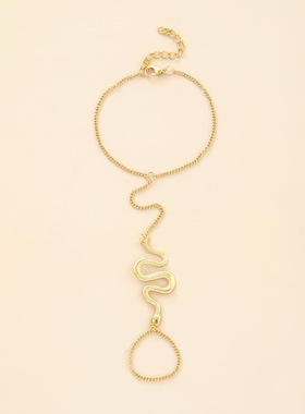 New Fashion Snake Wrist Chain Bracelet Butterfly Moon Star