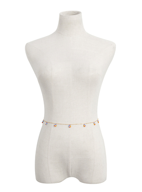 Spring Summer Boho Fashion Colorful Flower Pendant Waist