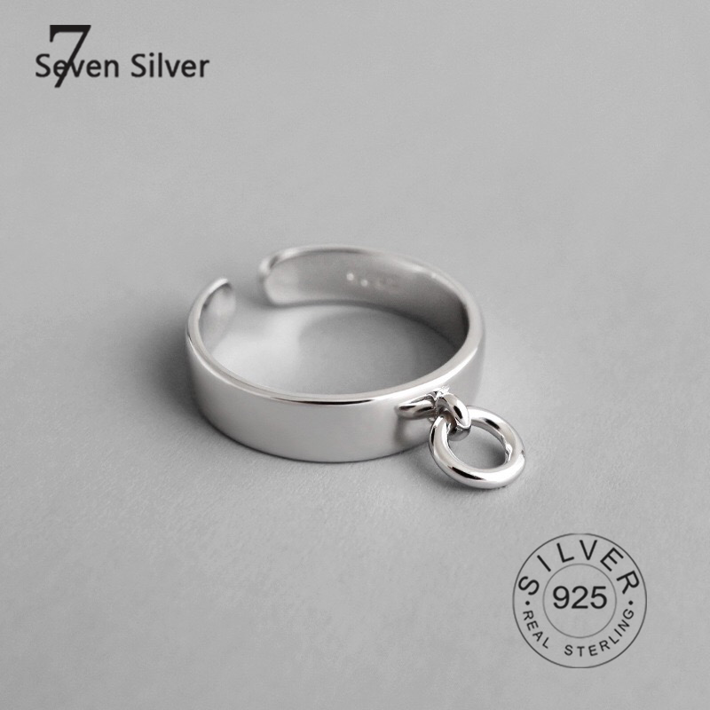 2024 New sterling silver rings for women handle Trendy fine - 图1