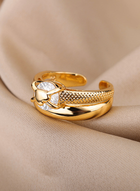 Heart Rings for Women Grils Gold Plated Adjustable