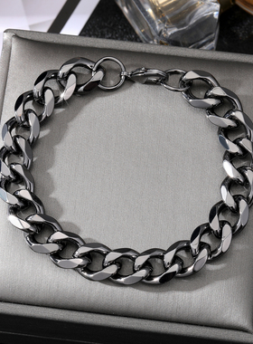 2023 3-11 mm Men Chain Bracelet Stainless Steel Curb Cuban