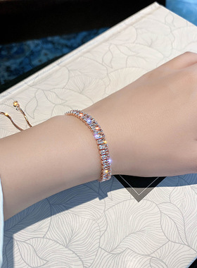 Full of Rhinestone Stainless Steel Bracelet For Women 2022