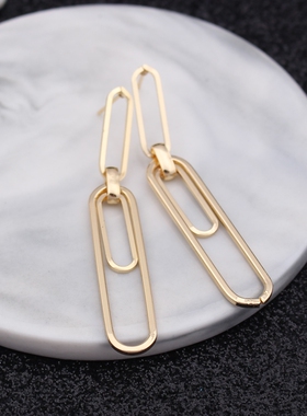 Simple Jewelry Multi-layers Chain Hollow Geometric Paper