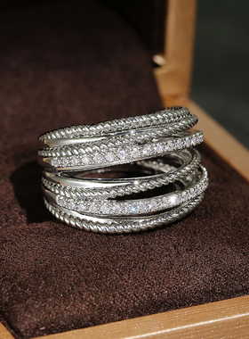 2021 New Huitan Luxury Cross Bridal Marriage Rings Special