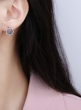 925 Sterling Silver Jewelry Women Fashion Cute Tiny Clear