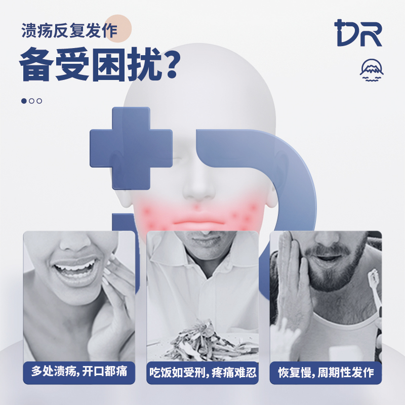 Dr.Rotus口腔溃疡凝露喷剂修复液缩小溃疡医用敷料减少疼痛等症状 - 图0