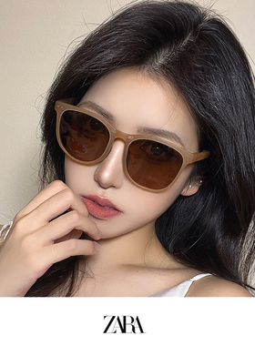 zara折叠墨镜女2022年新款太阳镜